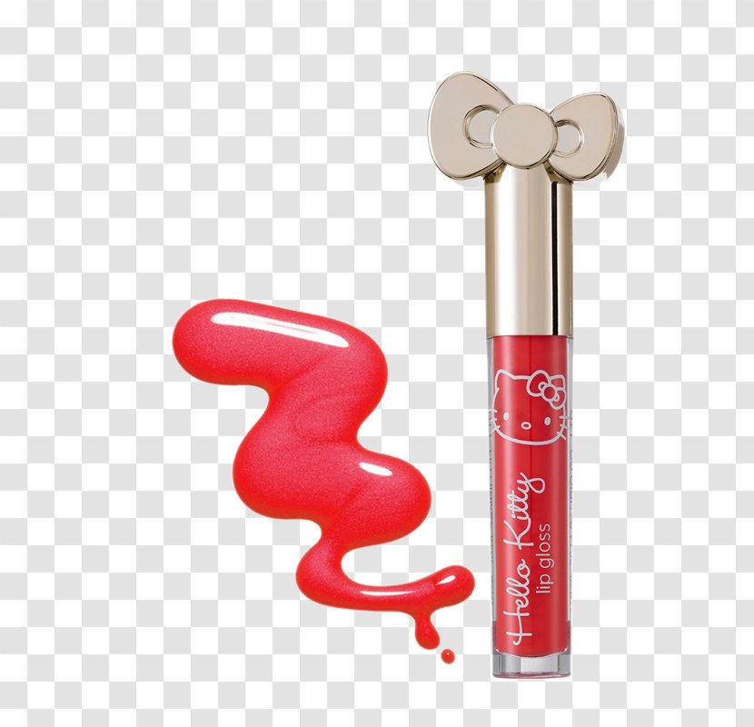 Lipstick Hello Kitty Gelatin Dessert Lip Gloss - Strawberry - Waterproof Transparent PNG