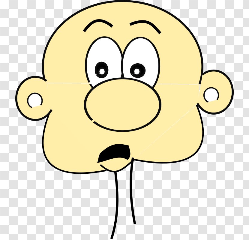 Download Clip Art - Snout - Cartoon Surprised Face Transparent PNG