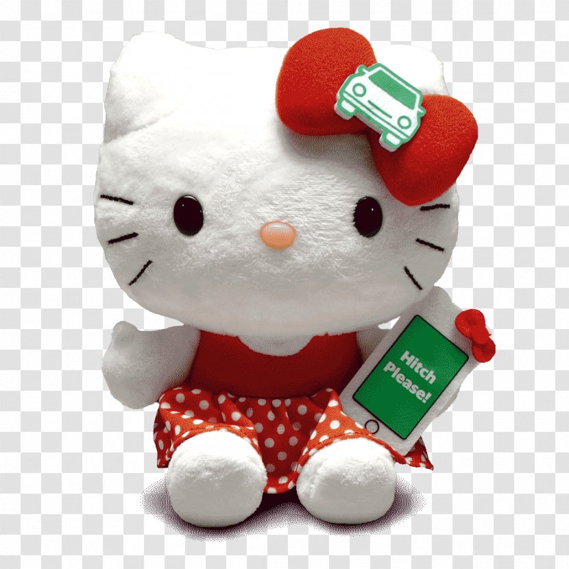 Hello Kitty Plush GrabShare Character - Stuffed Toy - Sanrio Transparent PNG