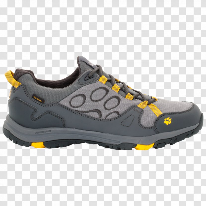 Hiking Boot Shoe Jack Wolfskin Softshell - Walking - Yellow Transparent PNG
