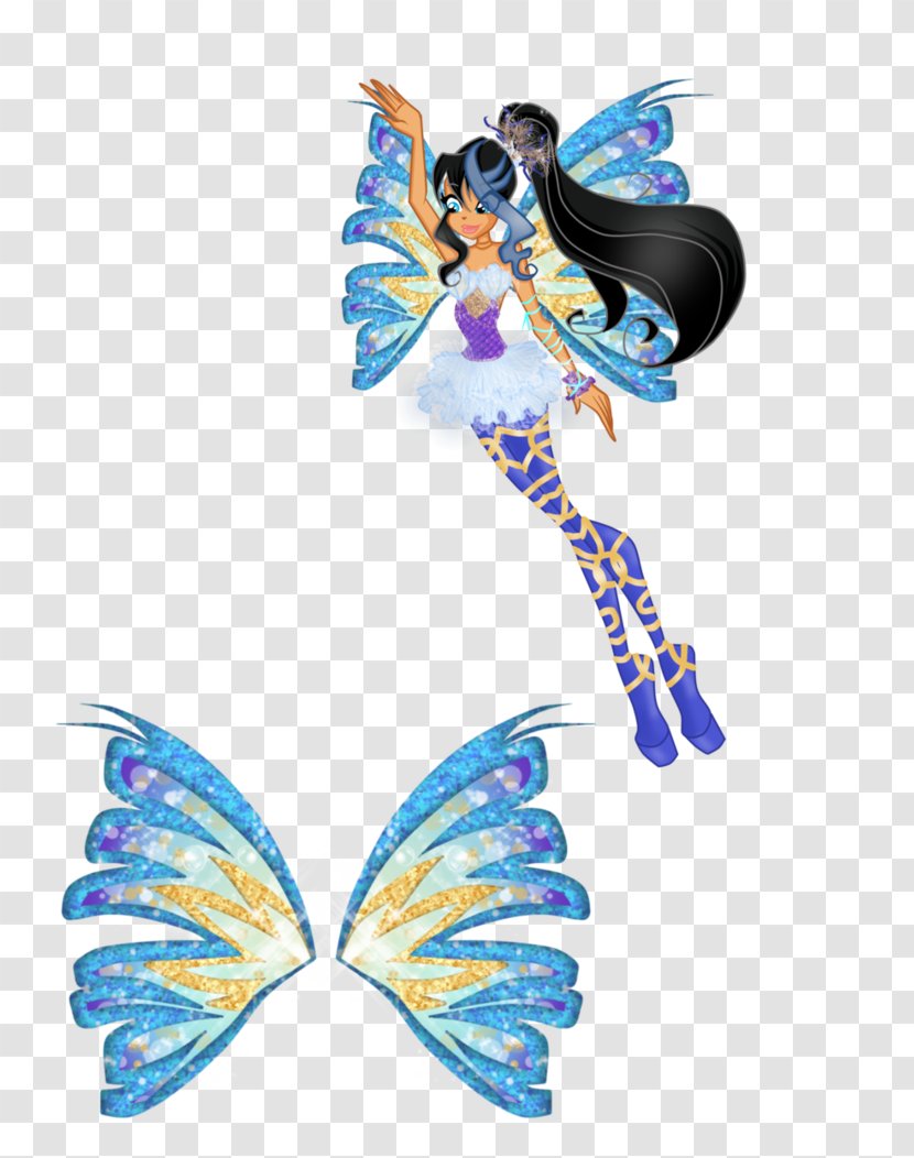 Fairy Sirenix Drawing Magical Girl Illustration - Moths And Butterflies Transparent PNG