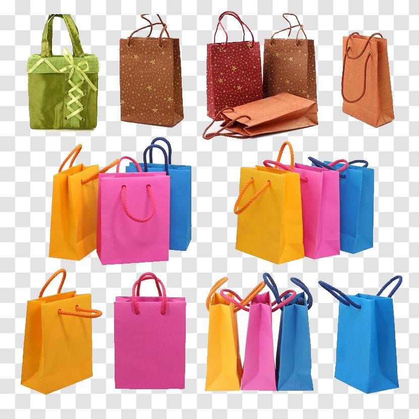 Paper Bag Kraft Shopping - Selling Transparent PNG