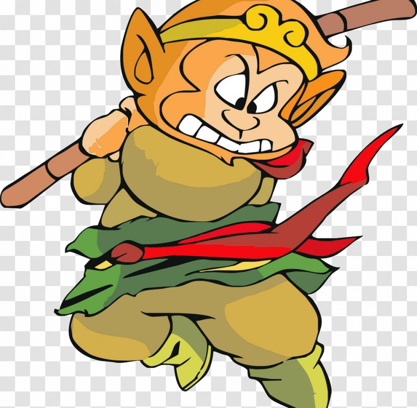 Sun Wukong Goku Journey To The West Animation Cartoon - Vicious Monkey Transparent PNG