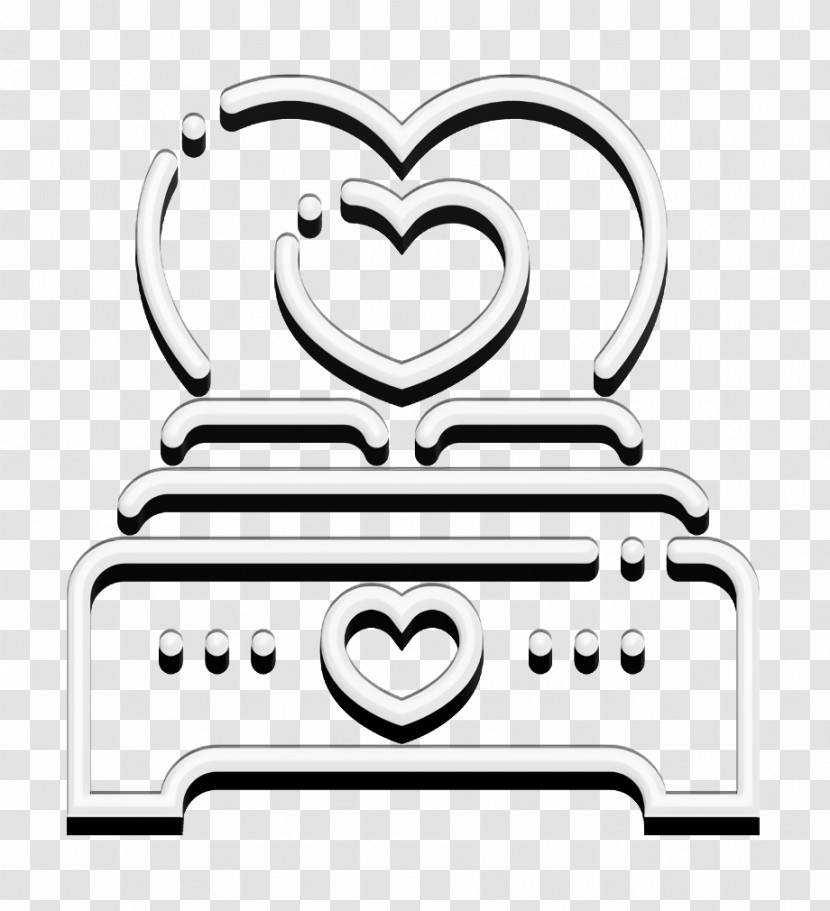 Bed Icon Love Icon Wedding Icon Transparent PNG