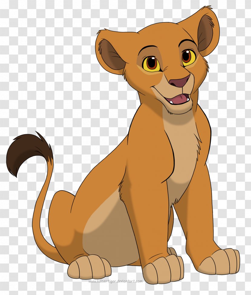 Kiara Simba Nala The Lion King - Carnivoran Transparent PNG