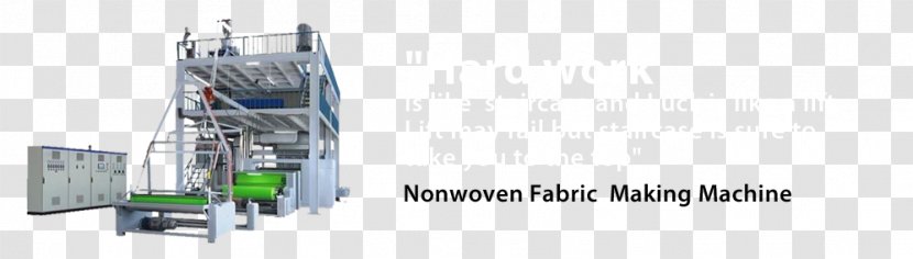 Machine Nonwoven Fabric Textile Manufacturing - Spunbond - Sanitary Napkin Transparent PNG