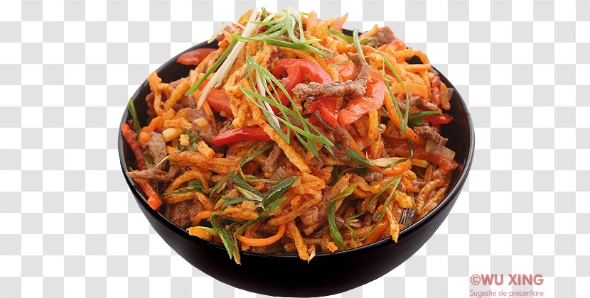 Thai Cuisine Chinese Wu Xing Noodles Pasta - Vegetarian Food - Rice Transparent PNG