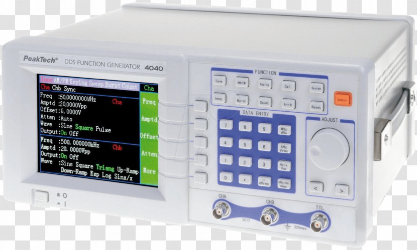 Function Generator Signal Arbitrary Waveform Direct Digital Synthesizer - Multifunction Transparent PNG