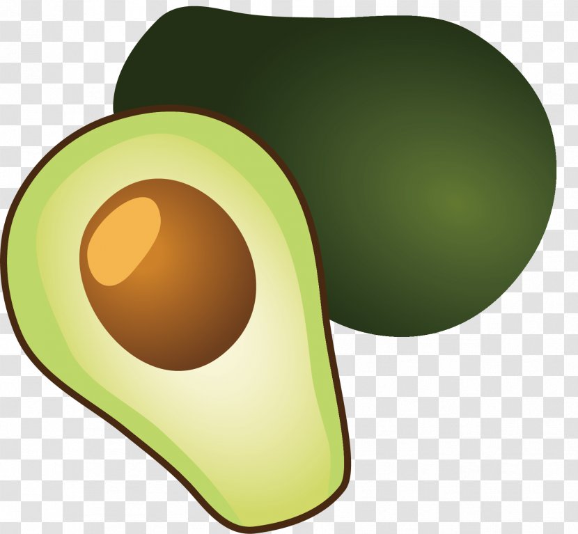 Avocado Watercolor Painting Computer File - Fruit - Vector Transparent PNG