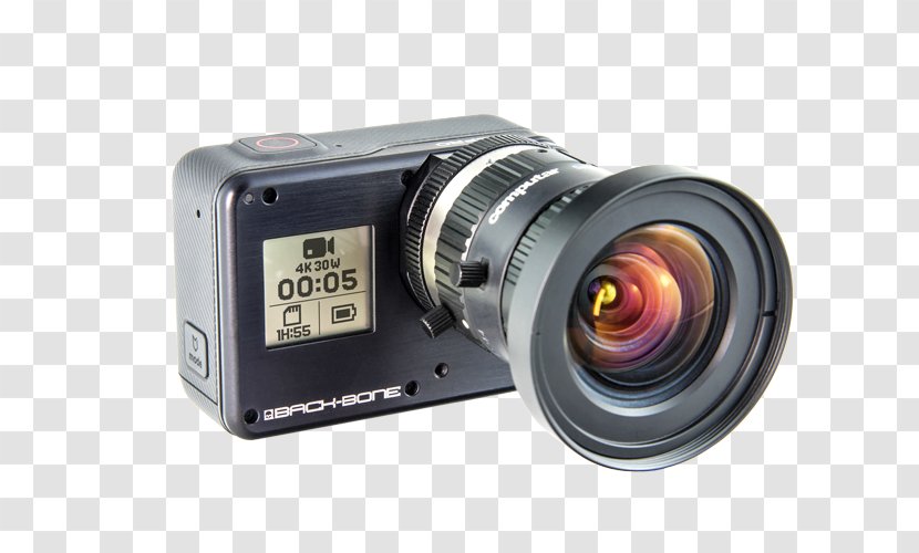 Camera Lens GoPro HERO5 Black Rib Cage Vertebral Column C Mount Transparent PNG