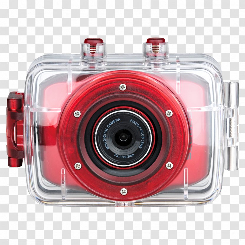 Easypix GoXtreme Race Action Cam Rot Video Cameras Endurance Camera - Red Transparent PNG