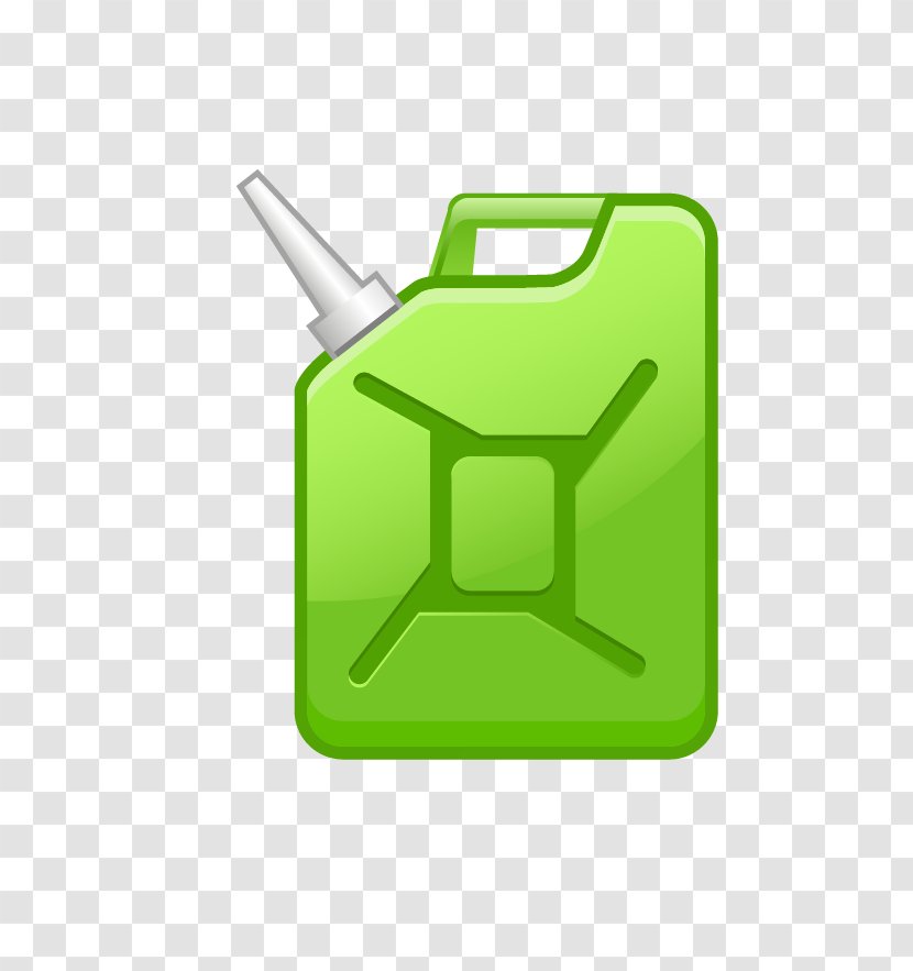 Gasoline Cartoon - Icon - Green Bottle Transparent PNG