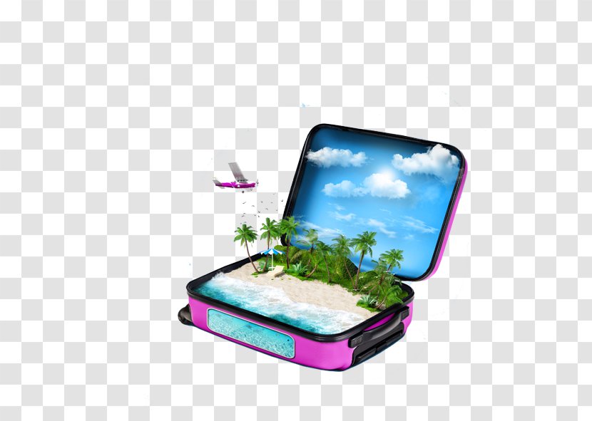 Praslin Beau Vallon, Seychelles Travel Beach Suitcase - Agent - Luggage Transparent PNG