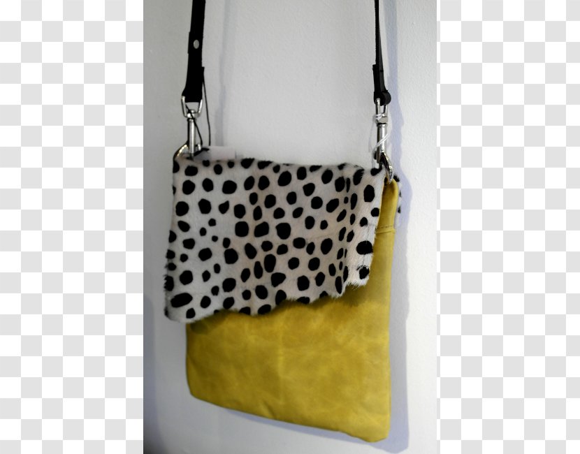 Hobo Bag Polka Dot Messenger Bags Leather - Yellow Purse Transparent PNG