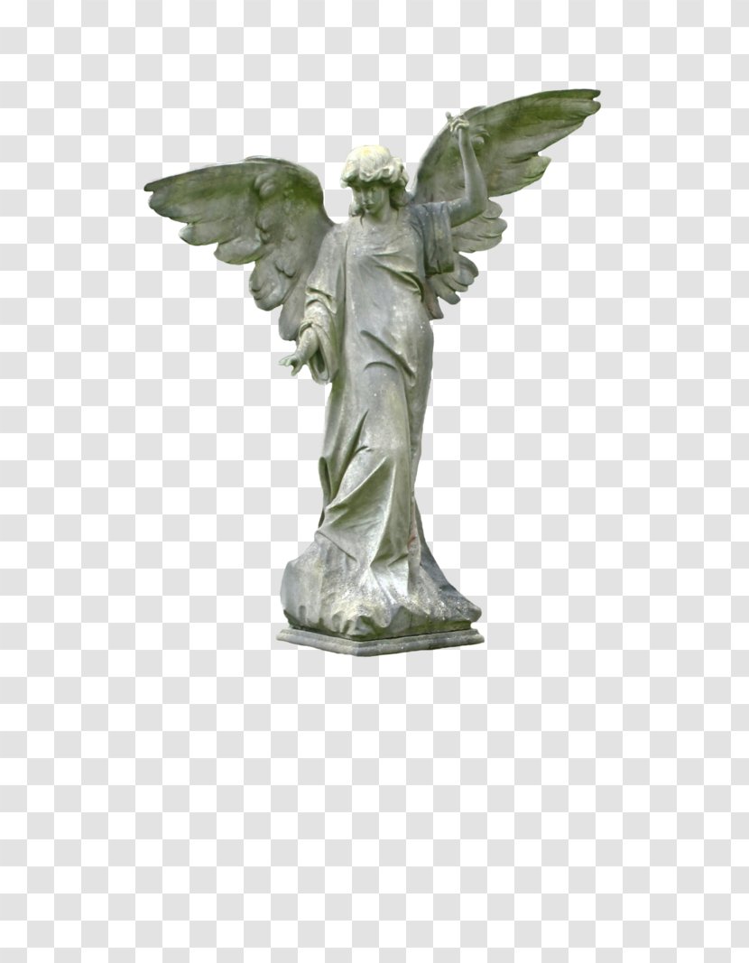 Statue Angels Cemetery - Supernatural Creature Transparent PNG