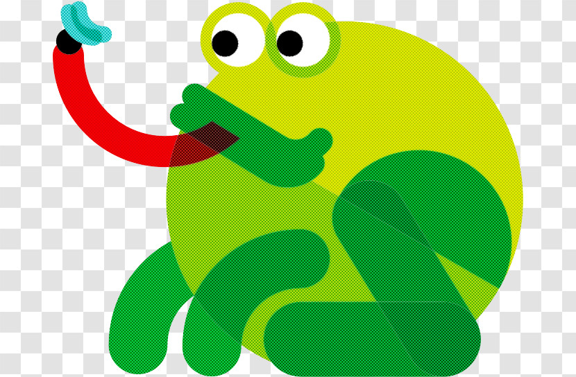 Green Cartoon Transparent PNG