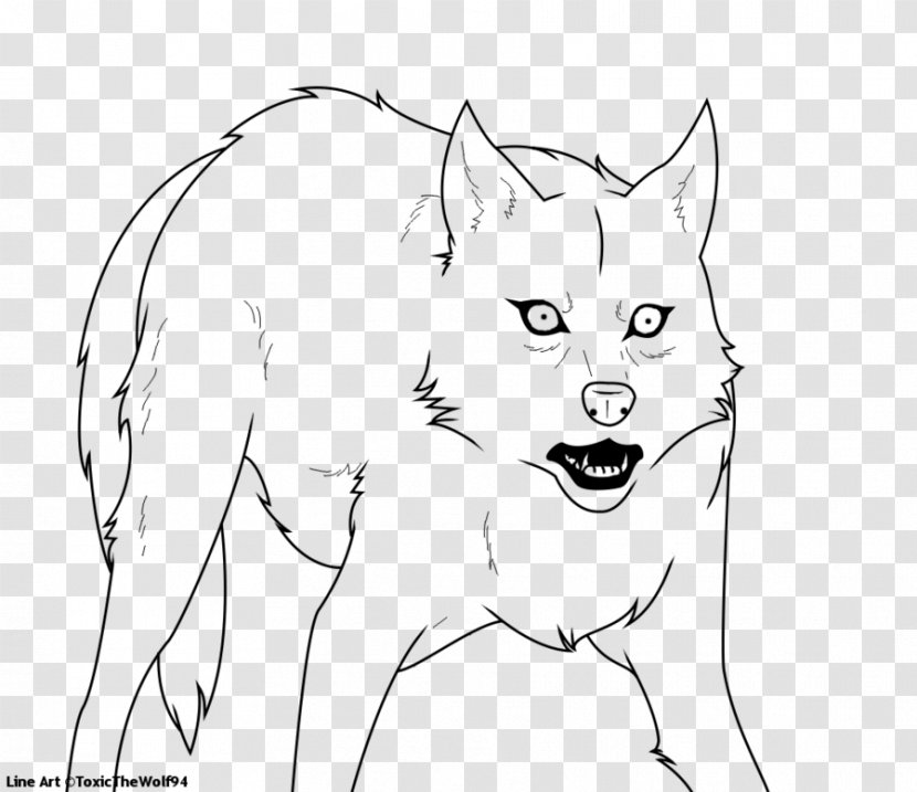 Line Art Wolfdog Whiskers Drawing - Frame - Dog Transparent PNG