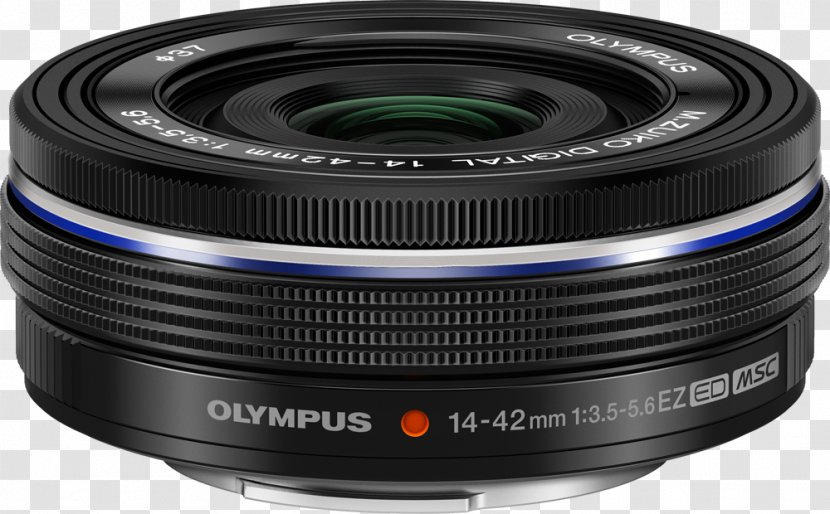 Olympus M.Zuiko Digital ED 14-42mm F/3.5-5.6 EZ Wide-Angle Zoom Micro Four Thirds System Camera Lens - Cameras Optics Transparent PNG