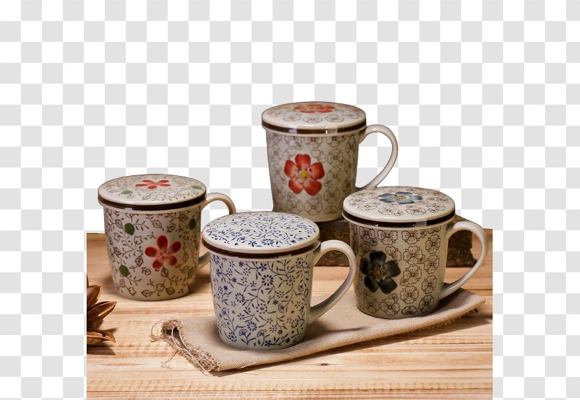 Tea Coffee Cup Ceramic Lid - Dinnerware Set - Mug With Transparent PNG