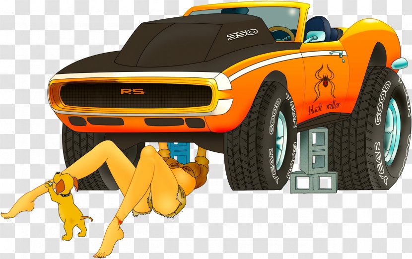 Cartoon Drawing 2010 Chevrolet Camaro Desktop Wallpaper - Comics - Rider Transparent PNG