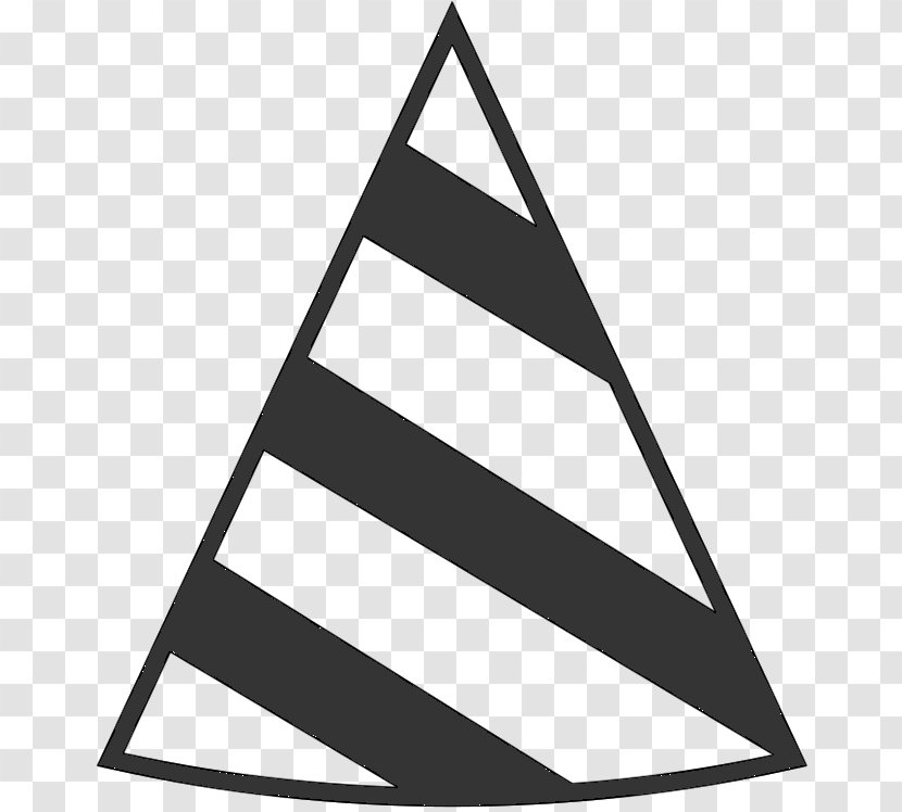 Triangle Black & White - Sail - M Product Design Font Transparent PNG