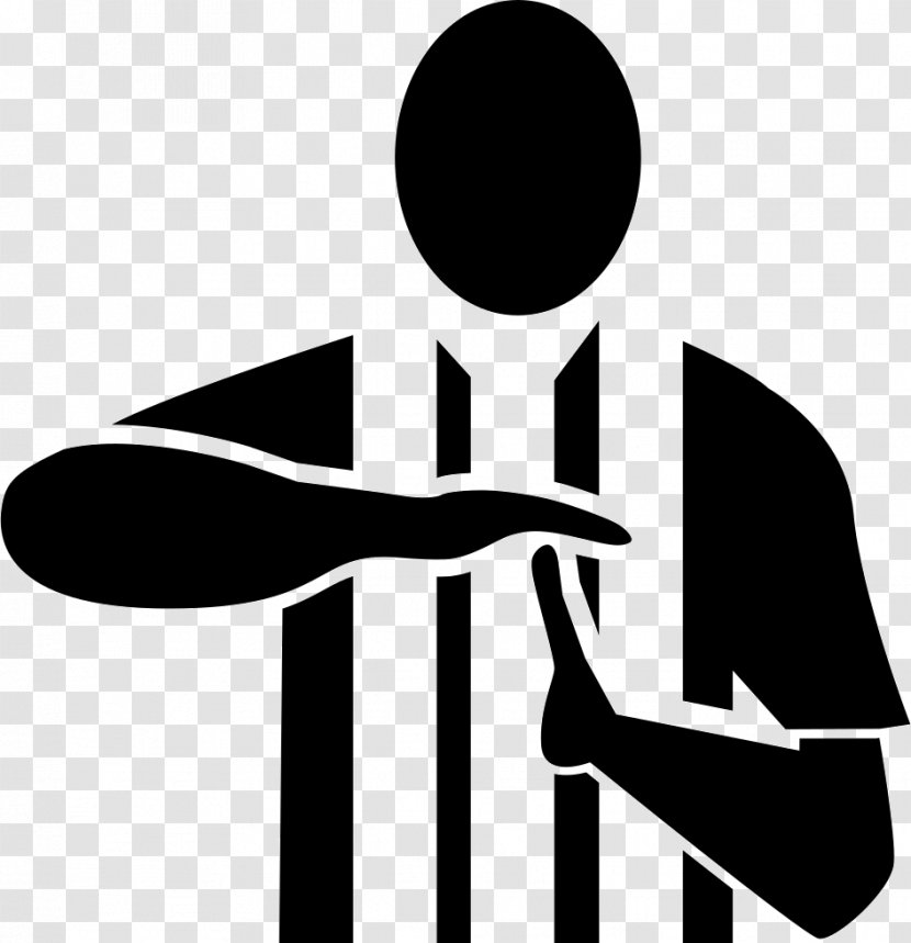 Association Football Referee Whistle - Silhouette Transparent PNG