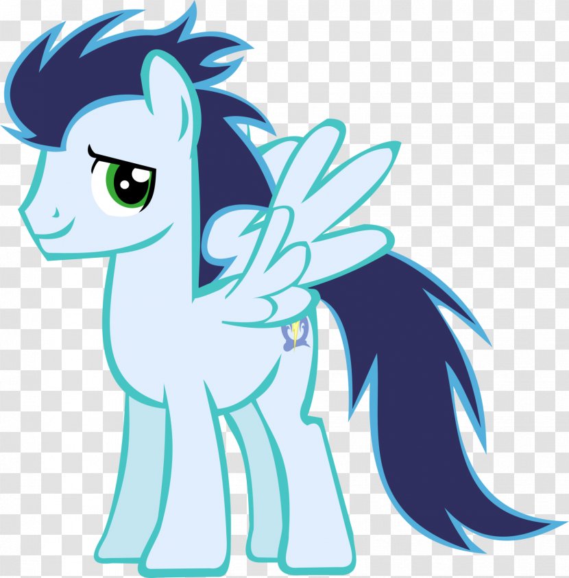 Pony Rainbow Dash Horse Fluttershy - Mammal - Soarin Transparent PNG