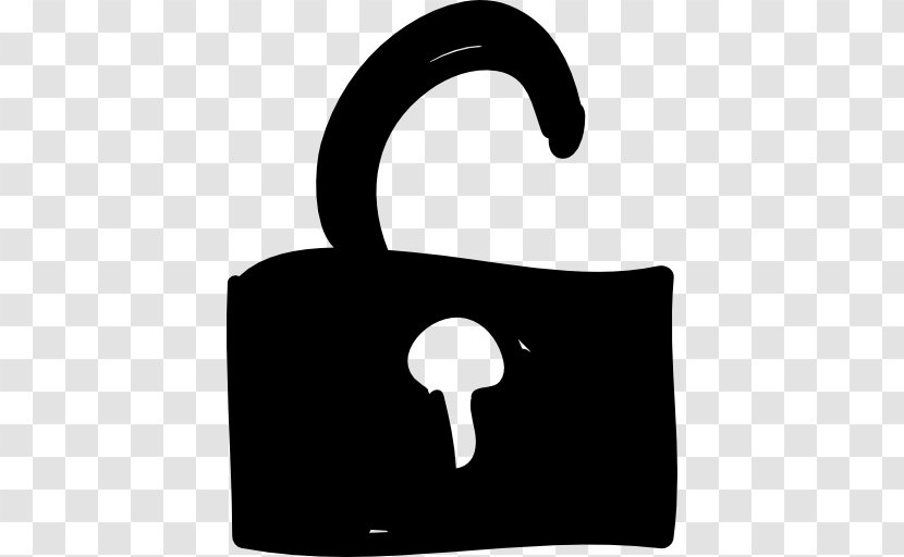 Padlock - Resource - Black And White Transparent PNG