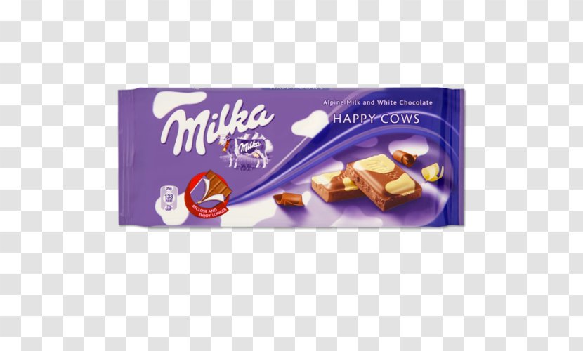 Cattle Milka Chocolate Bar White - Yoghurt - Cow Transparent PNG