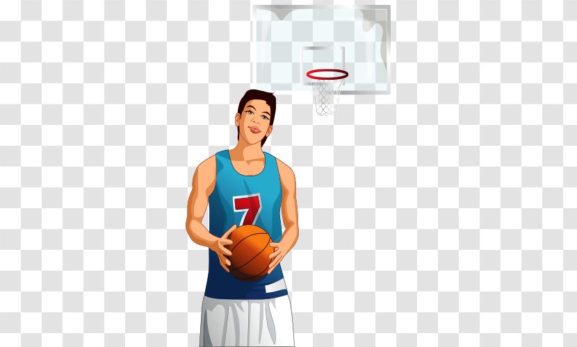 Basketball Player Athlete Slam Dunk - Ball Transparent PNG