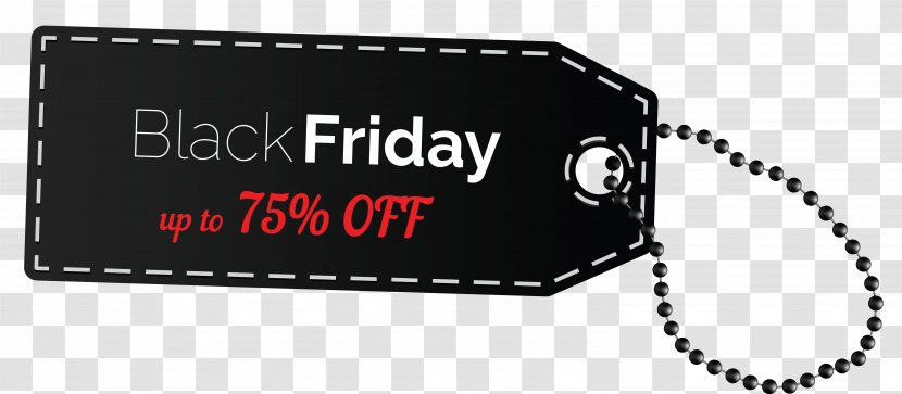 Black Friday Clip Art - Blog - 75% OFF Tag Clipart Image Transparent PNG