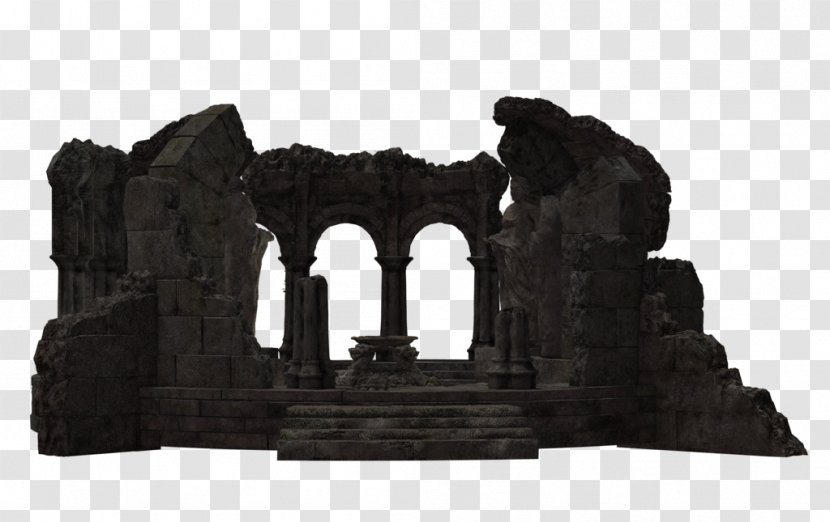 Ruins Building Colosseum - Deviantart - Temple Transparent PNG