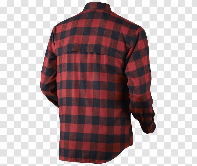 Tartan Sleeve Maroon - Grasse Lumber Sales Transparent PNG