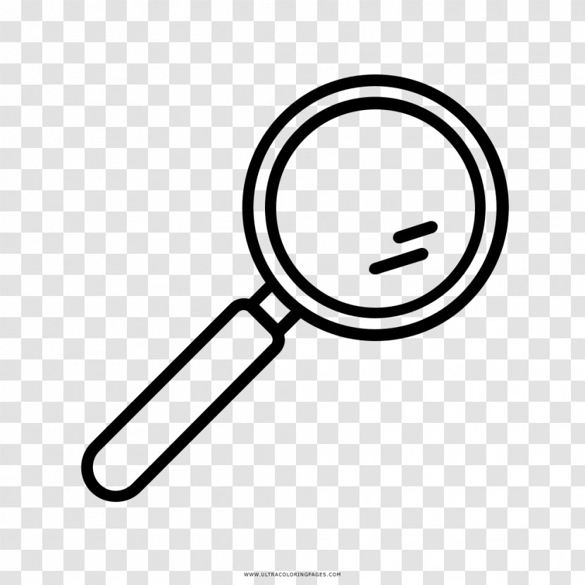 Magnifying Glass Drawing Coloring Book Painting - Player Transparent PNG