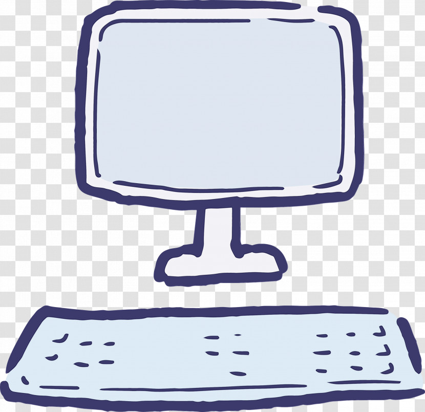 Computer Monitor Accessory Technology Line Art Output Device Transparent PNG