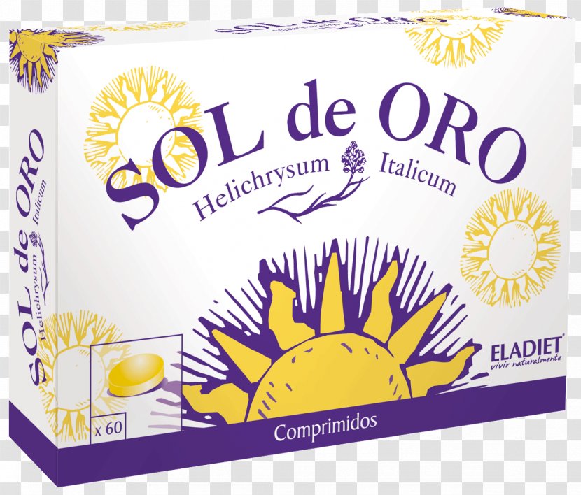 Dietary Supplement Eladiet Sol De Oro Plus Syrup 250Ml 60 Comp Golden Sun Cream 40 Ml Capsule - Tablet Transparent PNG