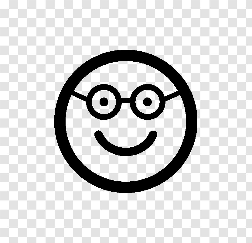Smiley Emoticon Symbol Clip Art - Black And White Transparent PNG