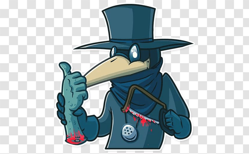 Telegram Sticker Soroush Messenger Clip Art Rook - Bird - Plague Doctor Transparent PNG