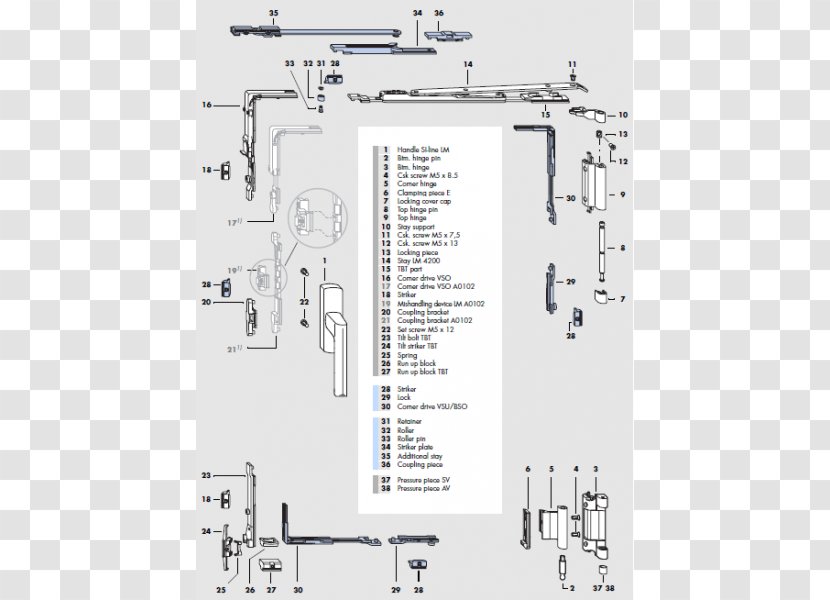 Window SIEGENIA Building Hinge Builders Hardware - Insulated Glazing Transparent PNG