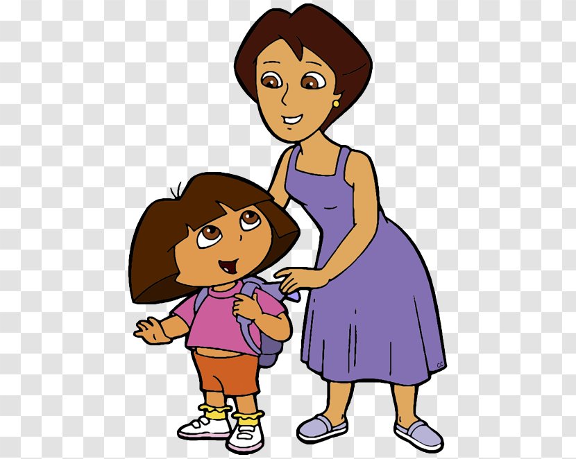 Dora The Explorer Mother's Day Clip Art - Cartoon Transparent PNG