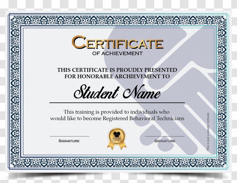 Diploma Technician Professional Certification Course - Academic Certificate - Florida Transparent PNG