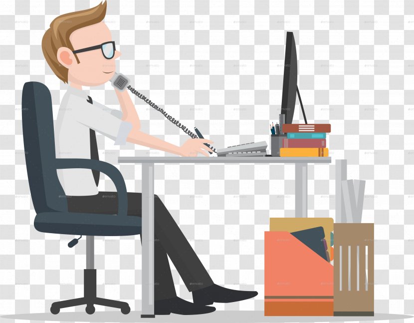Office Desk Clip Art - Chairs Transparent PNG