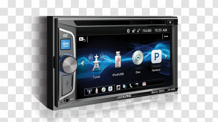 Car Alpine Electronics Vehicle Audio ISO 7736 Compact Disc - Dvd Player Transparent PNG