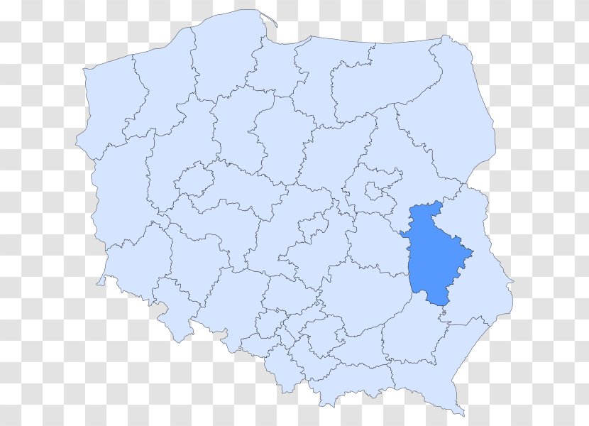 Lublin First Partition Of Poland Electoral Districts Sejm - Area - Arrondissement Transparent PNG