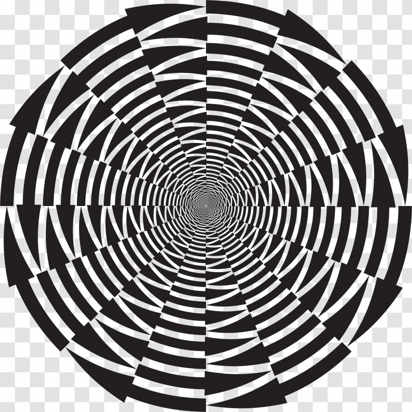 Awesome Optical Illusions Optics An Illusion - Spiral - Vortex Transparent PNG