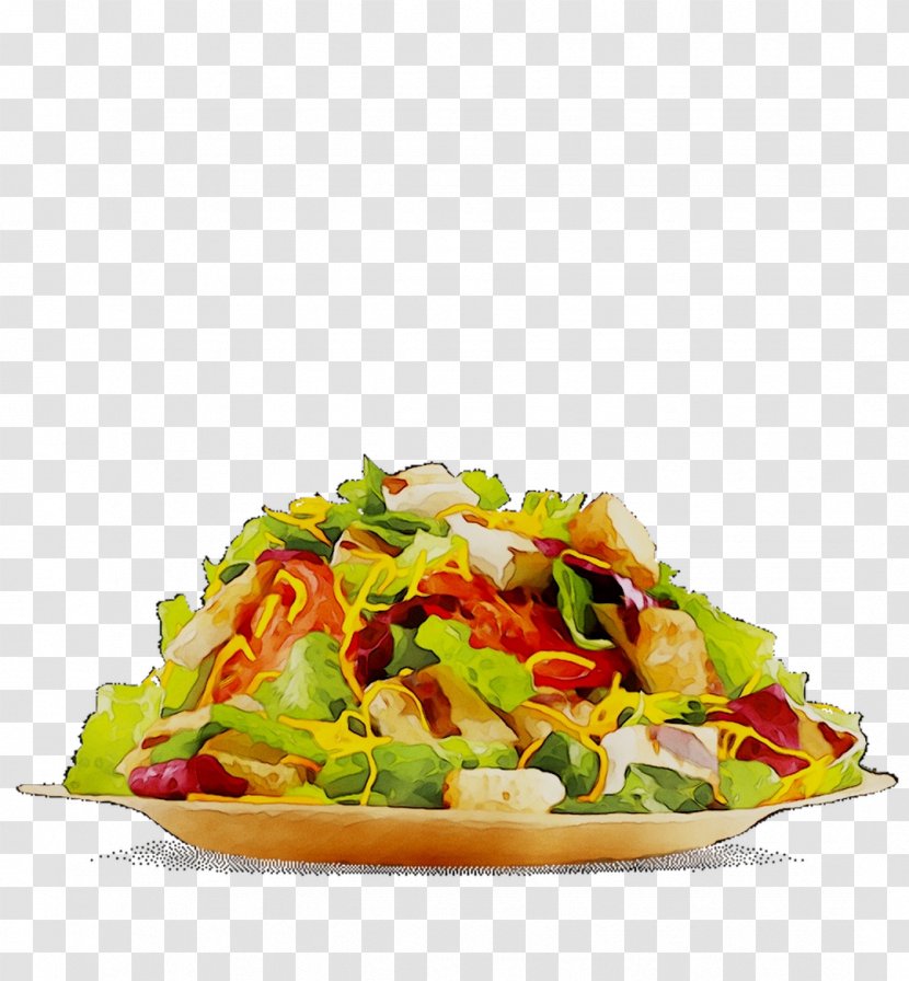 Fattoush Tostada Nachos Vegetarian Cuisine Caesar Salad - Lettuce - Vegetarianism Transparent PNG