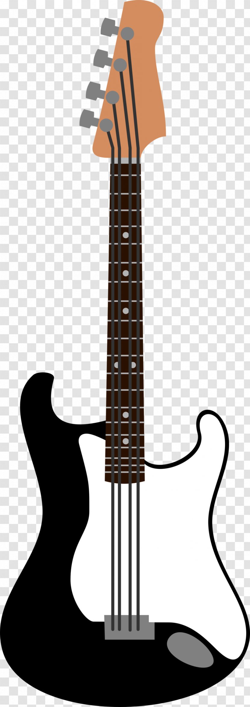 Bass Guitar Musical Instruments String Electric - Watercolor Transparent PNG
