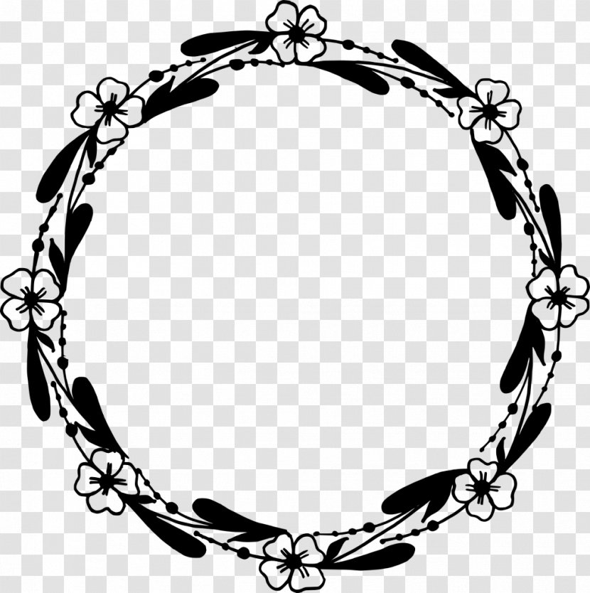 Flower Clip Art - Floral Design - FLORAL CIRCLE Transparent PNG