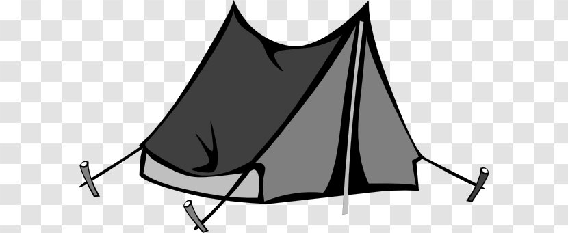 Tent Camping Cartoon Clip Art - Campfire - Outline Cliparts Transparent PNG