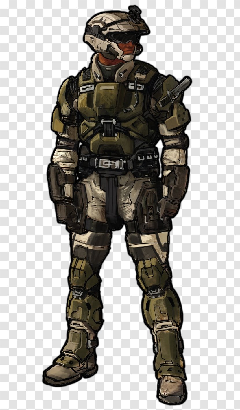 Halo: Reach Halo 5: Guardians 3: ODST 4 - Military Uniform - Soldier Transparent PNG